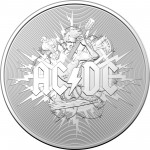 2021 Australian AC/DC $1 1oz 99.9% Silver - Frosted UNC Coin Royal Australian Mint